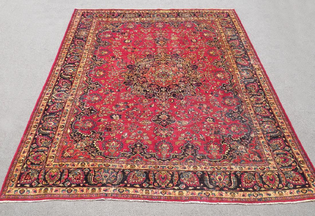 Beautiful Semi Antique Persian Mashhad Rug 12.7x9.6 (1 of 9)