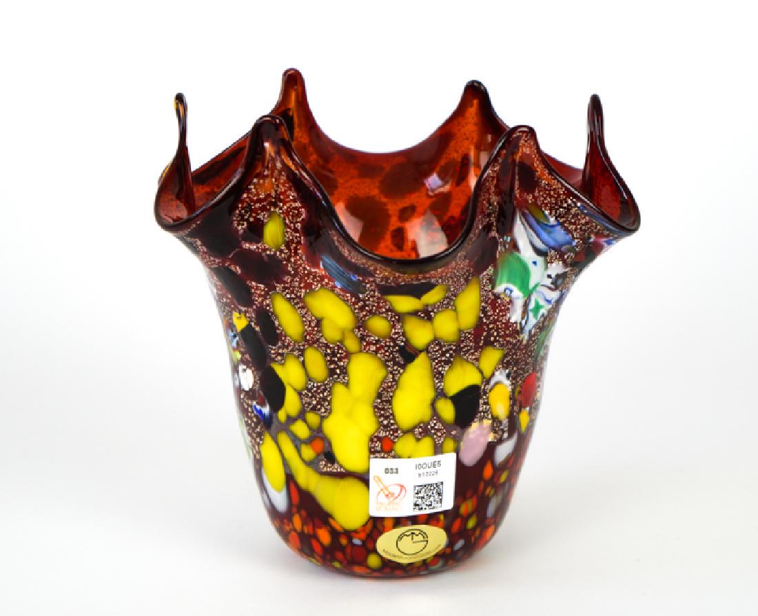 Murano Glass Vase Fantasy red (1 of 9)
