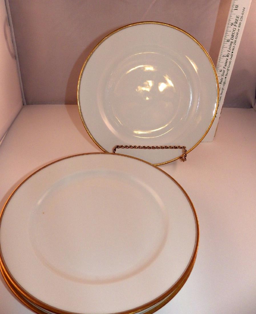 Lot of 3 HAVILAND & Co Limoges Gold Band Dinner Plates (1 of 4)