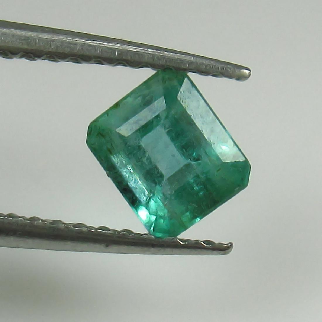 0.53 Ct Genuine Loose Zambian Emerald Octagon cut Very (1 of 2)