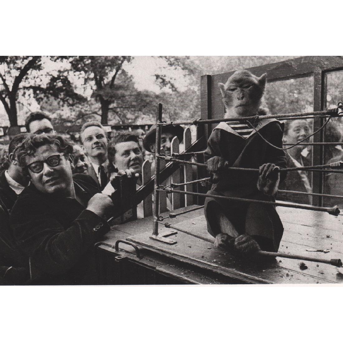 ROBERT DOISNEAU - Les Animaux Superieurs: Artist: ROBERT DOISNEAU Print Title: Les Animaux Superieurs, 1954 Medium: Sheet-fed Gravure Printing Date: 1980's Printed in France Image Size approx: 7.75 x 5.25 inches Robert Doisneau (1912-1994) wa