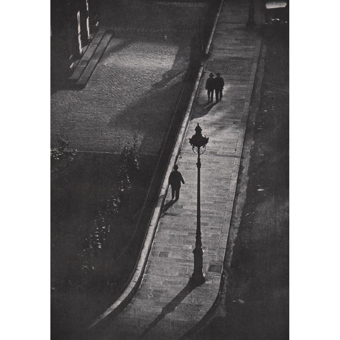 ANDRE KERTESZ - Place Saint Sulpice: Artist: ANDRE KERTESZ Print Title: Place Saint Sulpice Medium: Photo-engraving Printing Date: 1940's Printed in the USA Image size approx. 6.25 x 8.75 inches Andre Kertesz (1894-1985) born Kertesz And