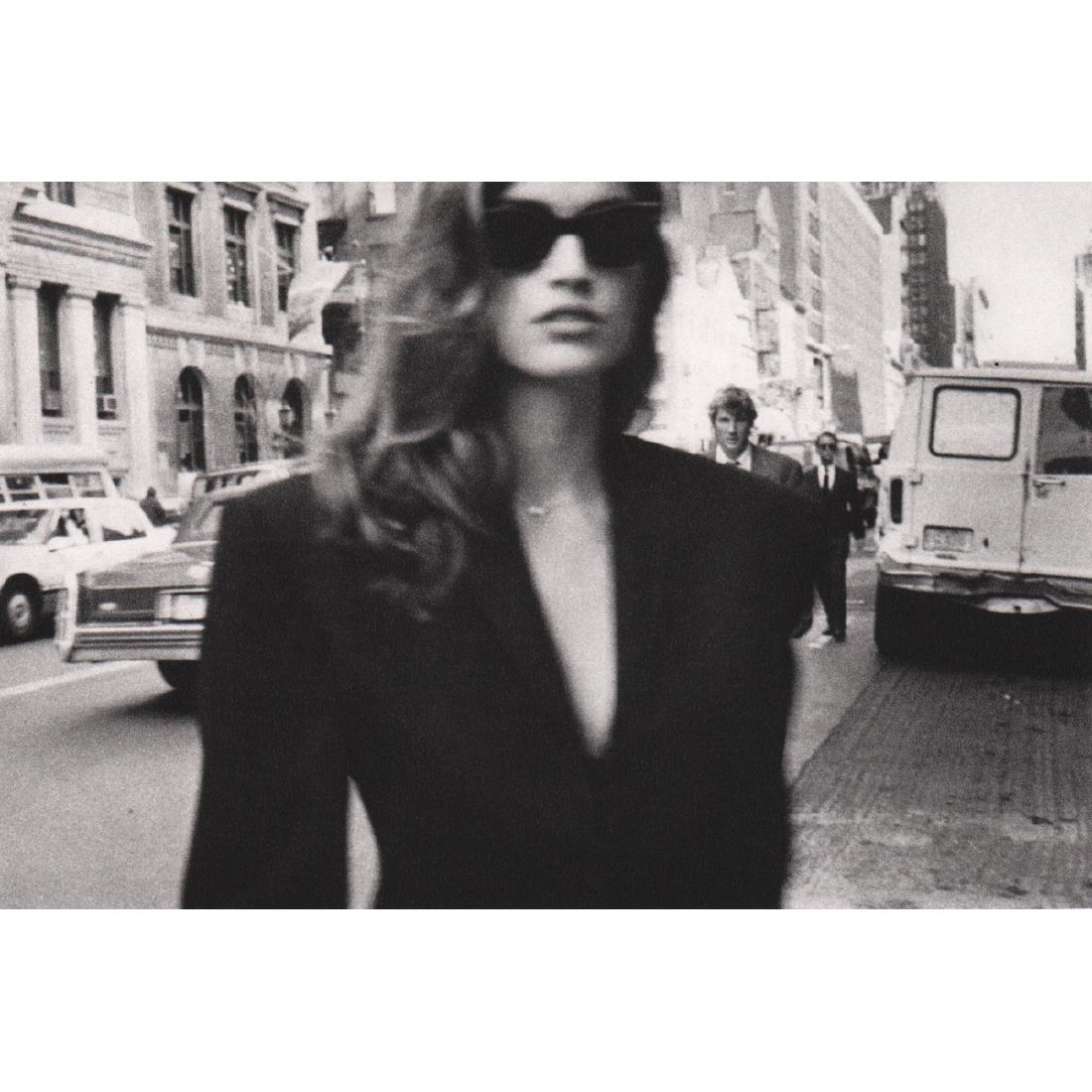 DUANE MICHALS - Cindy Crawford: Artist: DUANE MICHALS Print Title: Cindy Crawford Medium: Sheet-fed Gravure Printing date: 1990's Printed in Japan Image Size approx: 6.5 X 4.5 inches Duane Michals (b. 1932) is an American photograph
