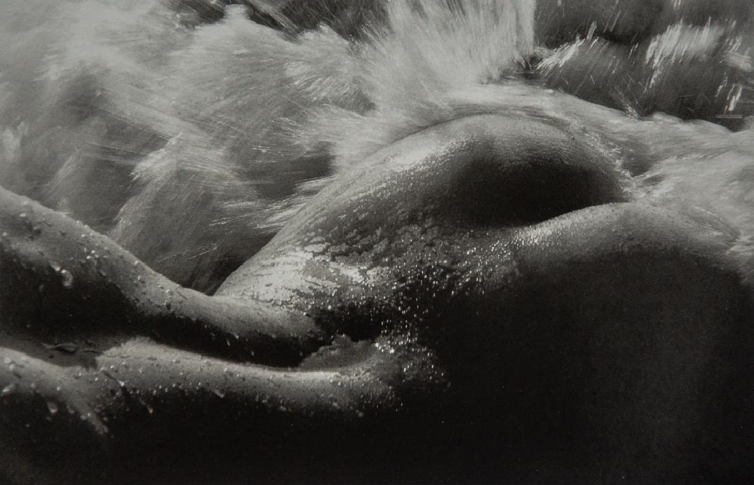 LUCIEN CLERGUE - St. Barthelemy, 1987: Artist: Lucien Clergue Title: St. Barthelemy, 1987 Medium: Photo Litho, 1999, Germany Dimensions: 8.25x5.35" Heat Wax Mounted on 11x14" Conservation Board Lucien Clergue (1934 – 2014) was a French p