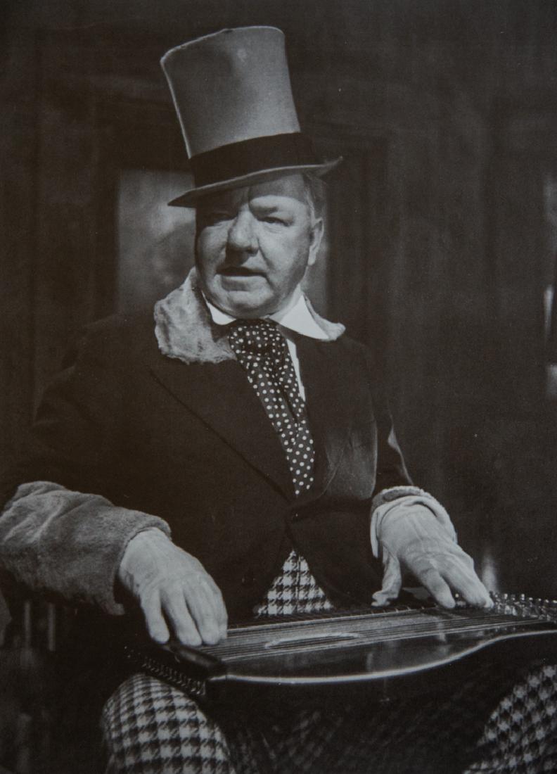 PETER STACKPOLE - W.C. Fields: Artist: Peter Stackpole Title: W.C. Fields Medium: Photo Litho, 1992, USA Dimensions: 7.5x10.35" Heat Wax Mounted on 12x16" Conservation Board Peter Stackpole was an American photographer. Along with 