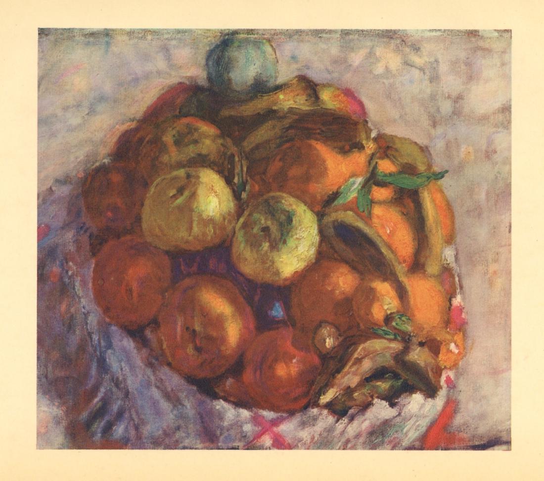 Pierre Bonnard pochoir "Corbeille de fruits" 1927 (1 of 1)