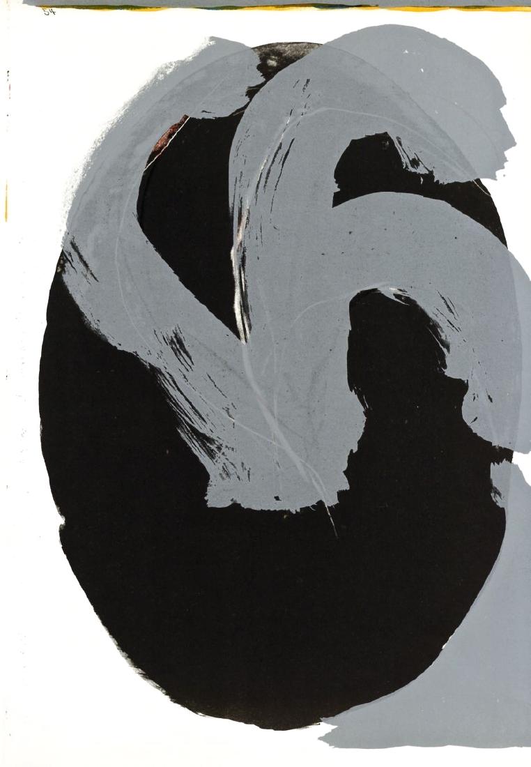 Kimber Smith original lithograph: Medium: original lithograph. Published in 1964 by Eberhard Kornfeld for 1 Cent Life, from the unsigned edition of 2000. Size: 16 1/4 x 11 1/2 inches (sheet). There is poetry text (composed by Walasse