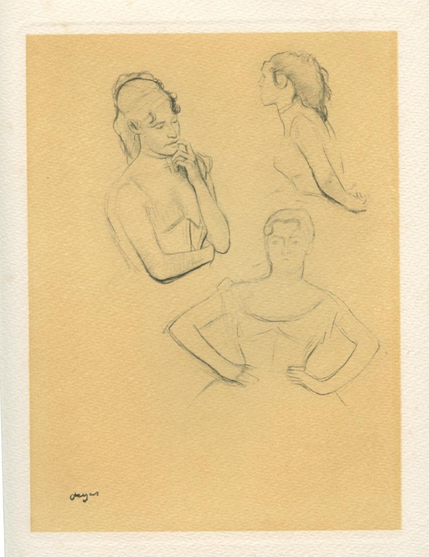 Edgar Degas "Etude pour la Classe de Danse" (1 of 1)