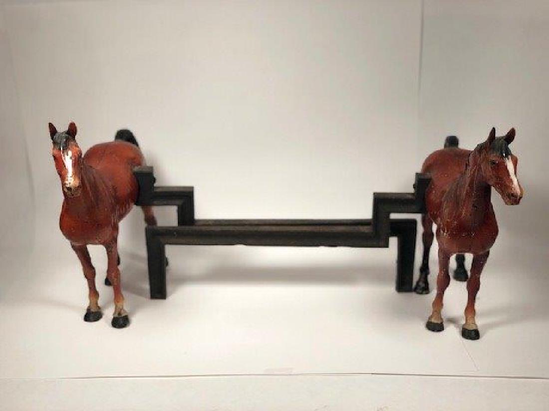 Hubley Horse Andirons (1 of 5)