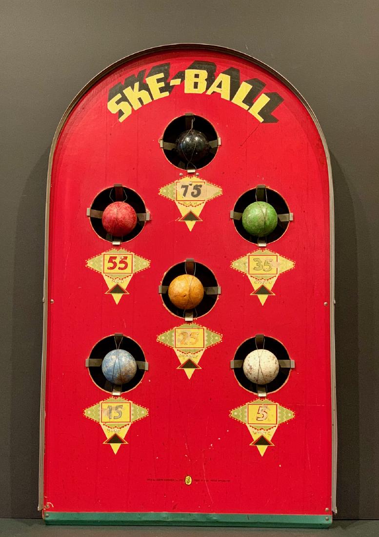 SKEBALL early 20th c NYC game board