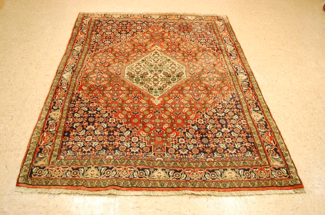 HIGH KPSI PERSIAN BIJAR RUG 4.9x7.2 VILLAGE WOVEN KORK (1 of 10)