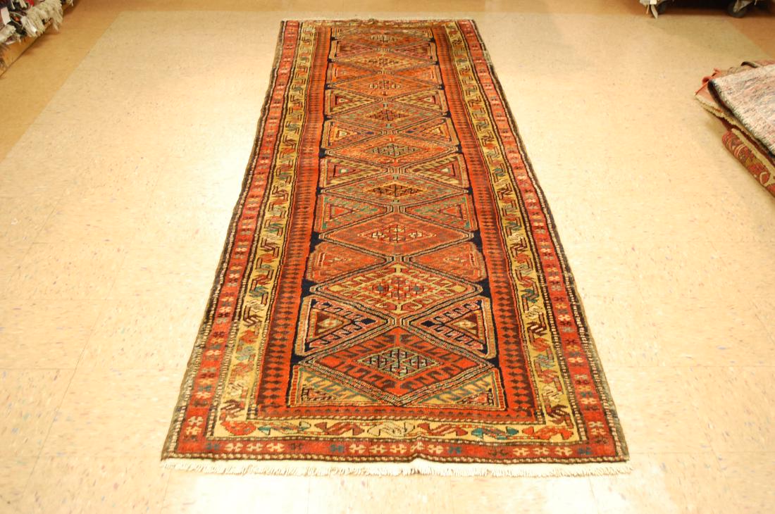 Antique Private Estate Signed Caucasian Kourd Kazak Rug (1 of 10)