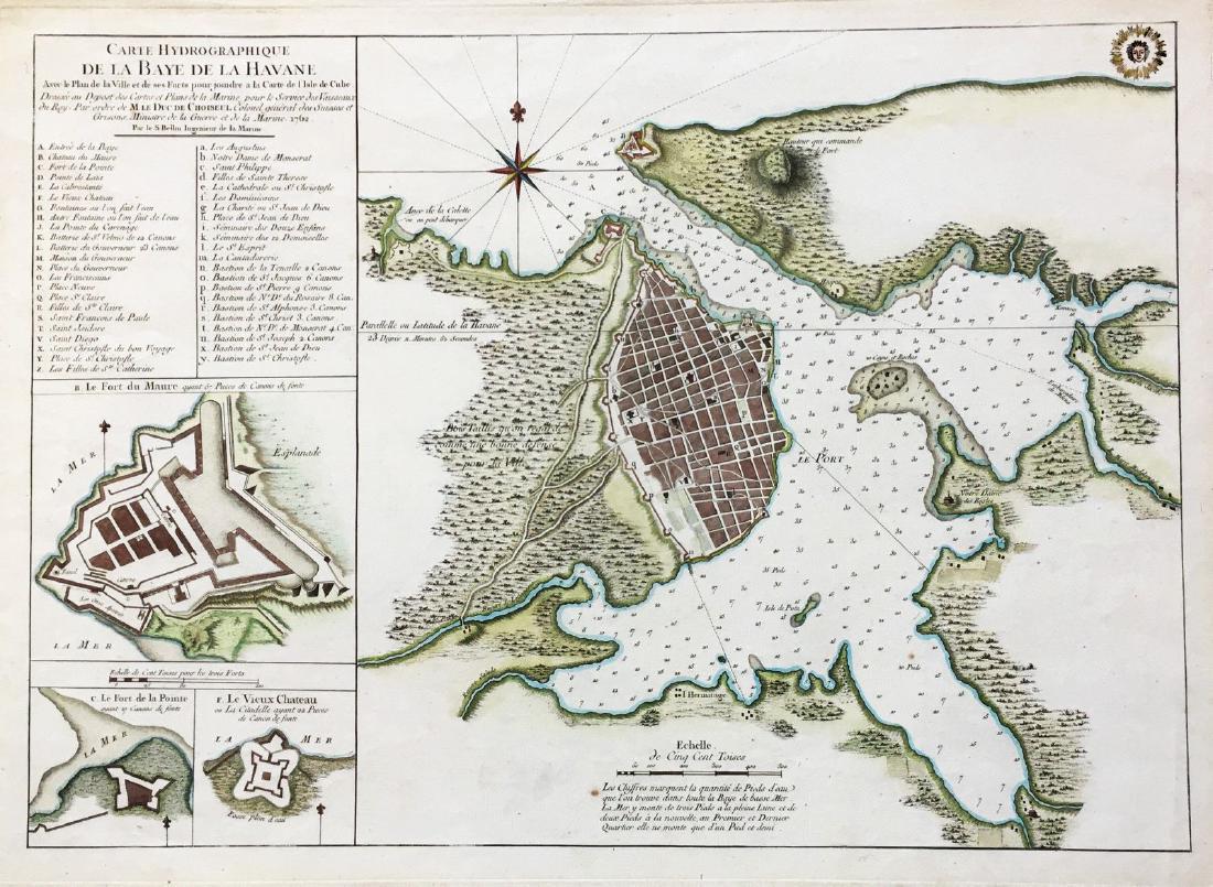 Depot de la Marine: Havana Plan with Landmarks Key (1 of 1)