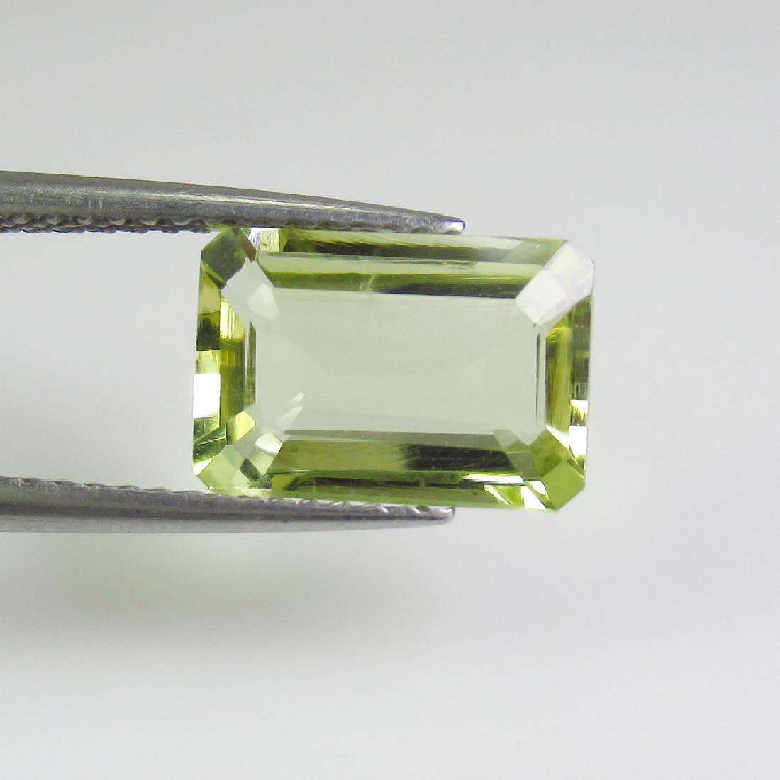 2.77 Ctw Natural Yellowish Green Beryl Emerald cut: Reserve Reduced! Item: 2.77 Ctw Natural Yellowish Green Beryl Emerald cut Loose Gemstone: Natural Beryl Color/Clarity: VVS Carat Weight: 2.77 Size/Dimensions: 10.60 x 7.20 x 4.30 mm Excellent Emerald 