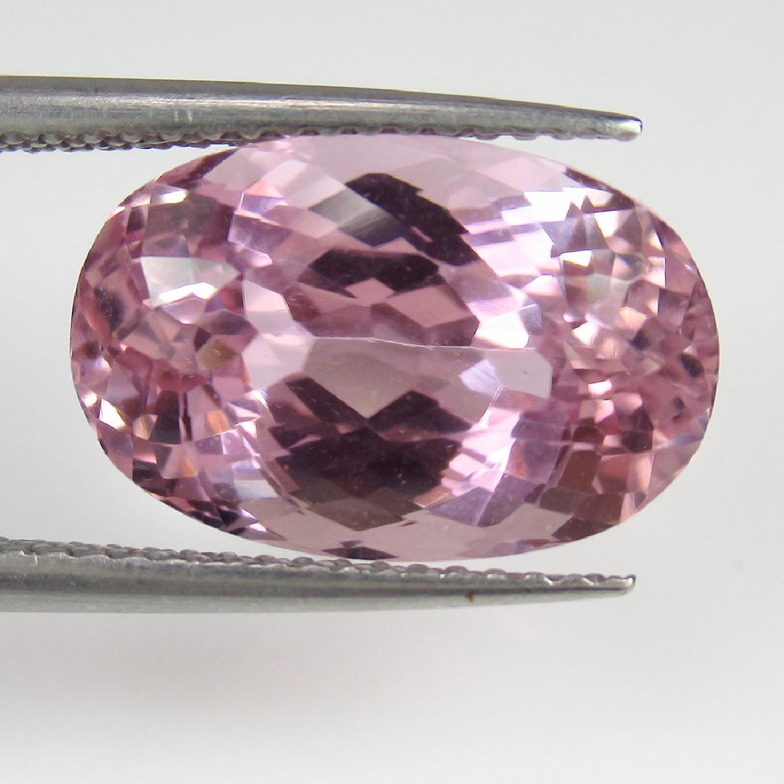 8.08 Ctw Natural Light Pink Kunzite Oval cut Full (1 of 2)