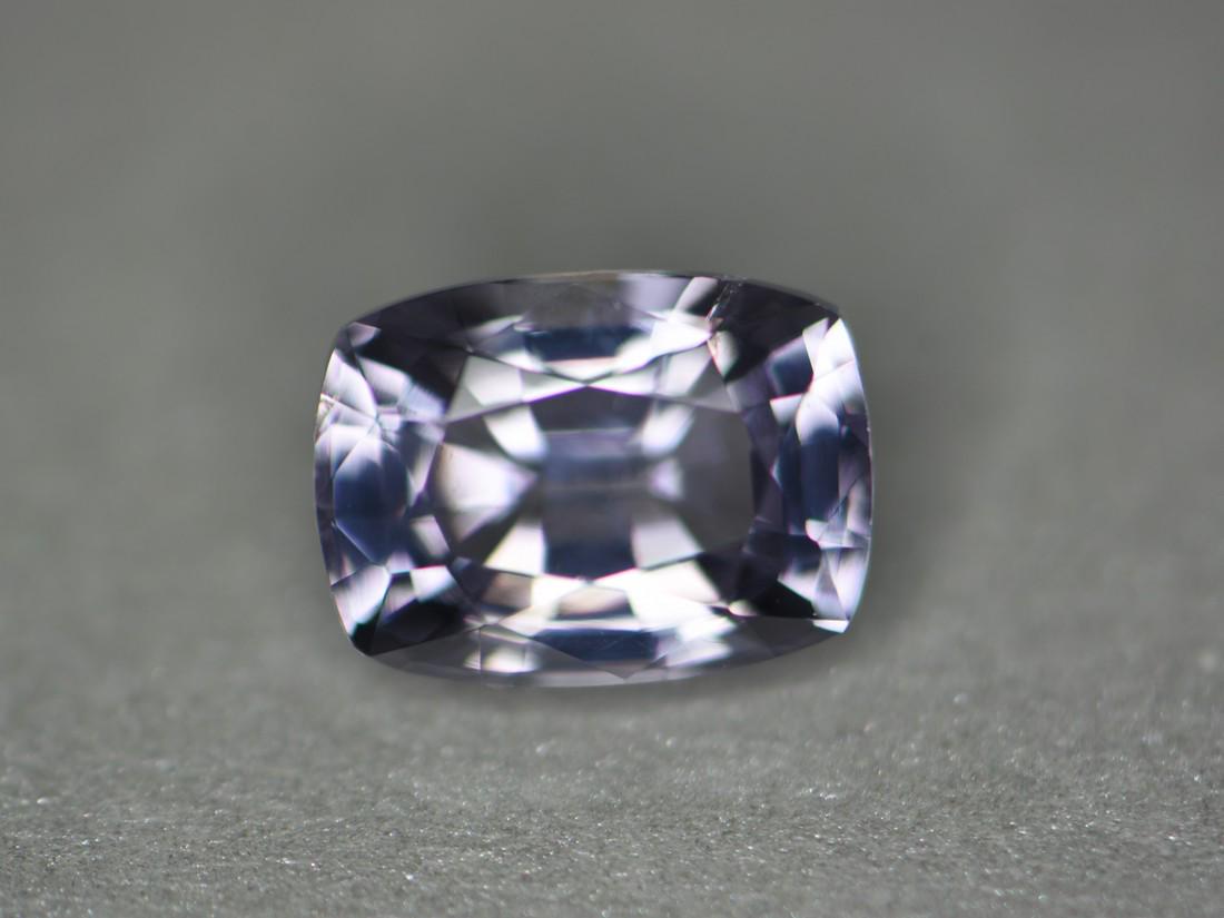 Natural Unheated 2.55 Cts Gray - Silver Spinel Cushion (1 of 6)