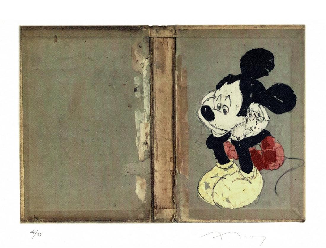 Thoughtful Mickey - Original Limited Edition 4/10 -: Artist: Alday, Fernando Title: Thoughtful Mickey - Original Limited Edition 4/10 - Signed Medium: Print Size: 17.7 x 12.6 in Publisher: Disney Series: Disney • Hand signed by artist • Includes CoA