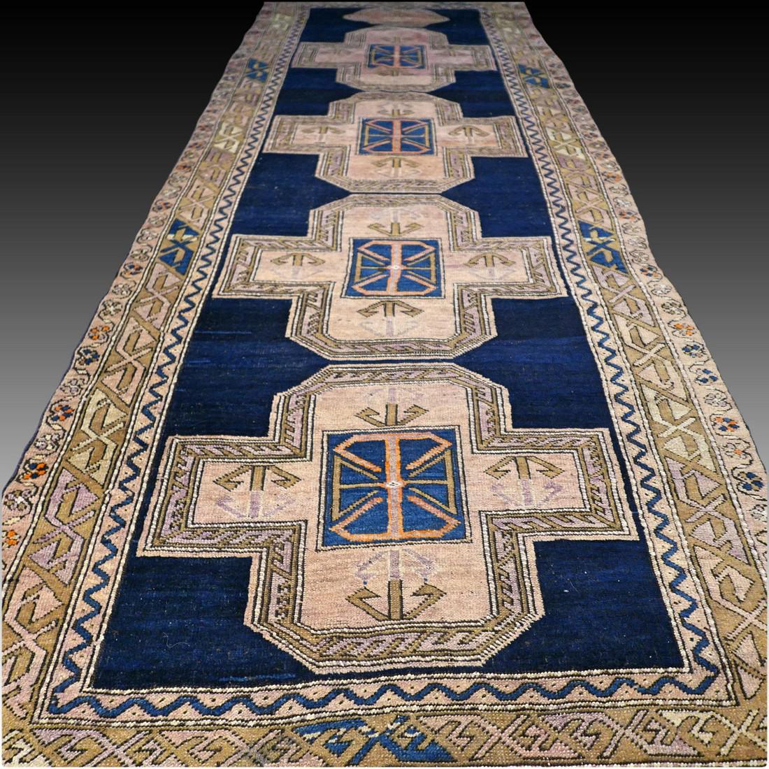 Antique 10.3 x3.7 Armenian Caucasian Kazak rug - 1920s: Reserve Reduced! Title: Antique 10.3 x3.7 Armenian Caucasian Kazak rug - 1920s - collectors rug Origin (City & Country): Armenia Size/ Format: 10.3x3.7 Material: wool on wool Year: 1920s Antique 10.3 