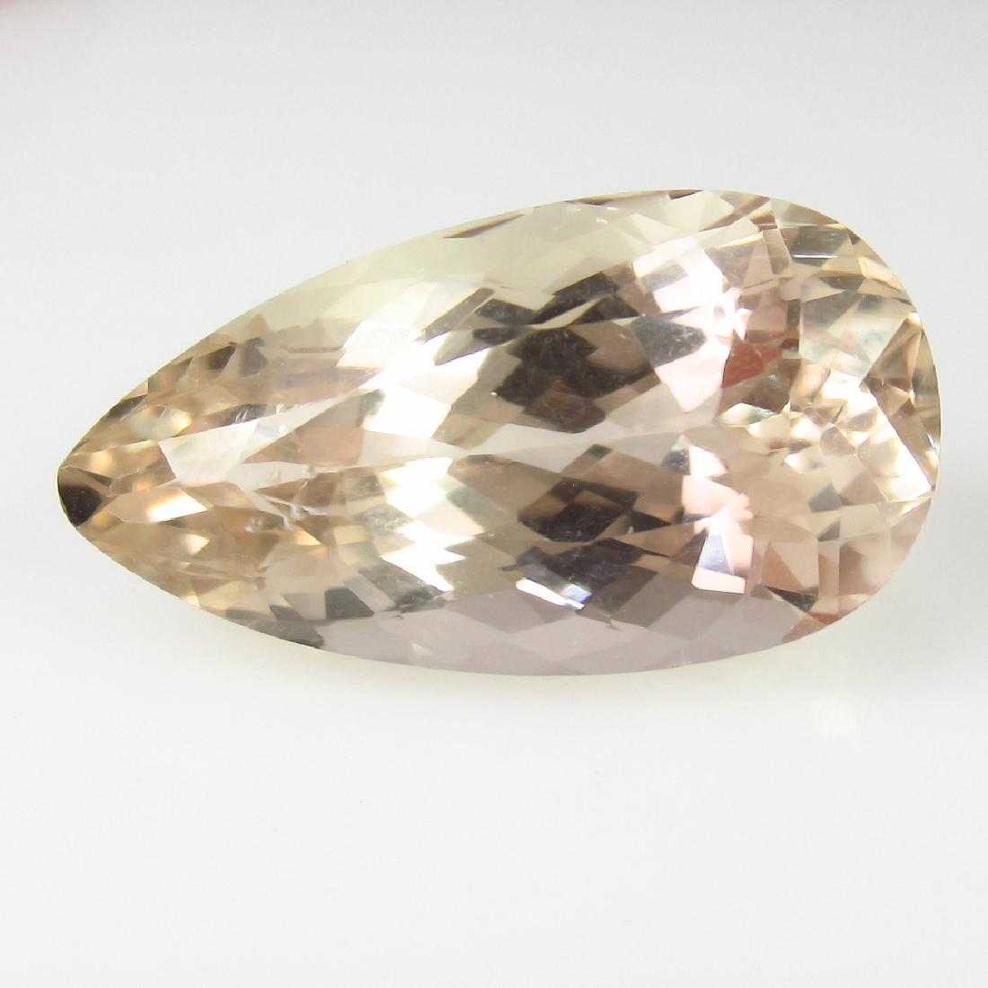 16.16 Ct Genuine Loose Bigsize Pear Cut Spodumene (1 of 2)