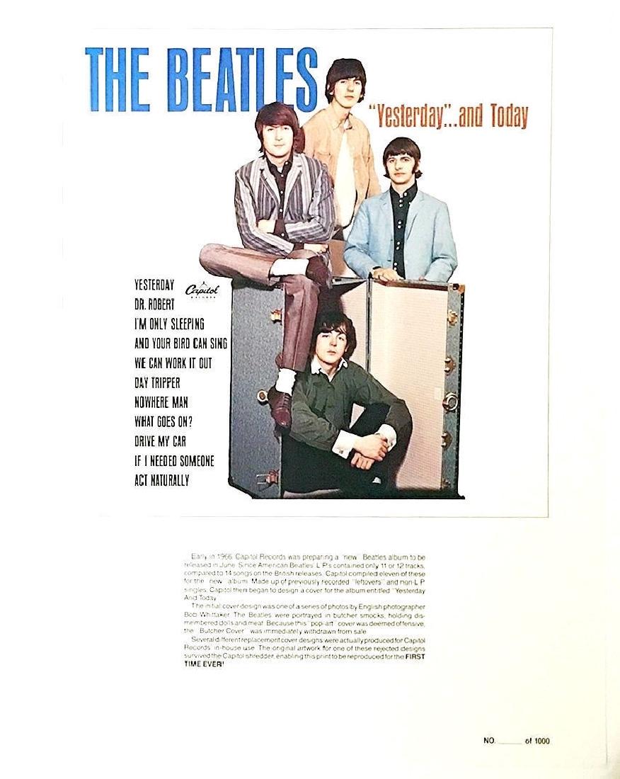 The Beatles Yesterday and Today vintage album poster (1 of 1)