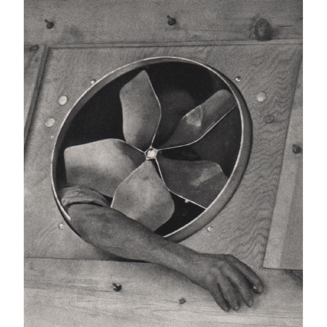ANDRE KERTESZ - Fan, 1937: Artist: ANDRE KERTESZ Print Title: Fan, 1937 Medium: Sheet-Fed Gravure Printing Date: 1970's Printed in France Image size approx. 5.55 x 6.5 inches Andre Kertesz(1894-1985) born Kertesz Andor, was a H