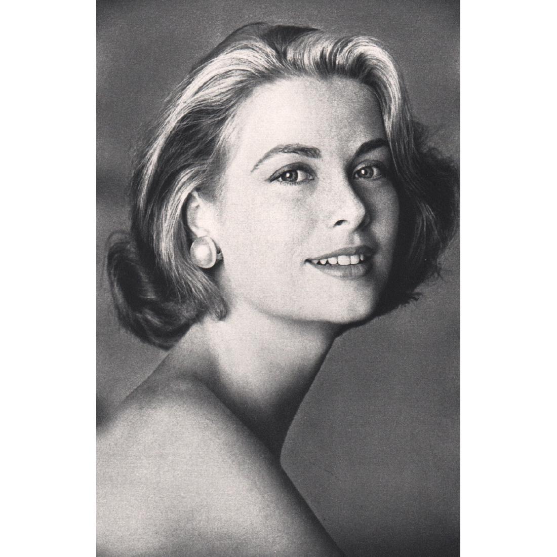 IRVING PENN - Grace Kelly: Artist: IRVING PENN Print Title: Grace Kelly, Princess of Monaco Medium: Sheet-fed Gravure Printing Date: 1960's Printed in Switzerland Image Size approx: 4 X 6 inches Irving Pennwas an American photo