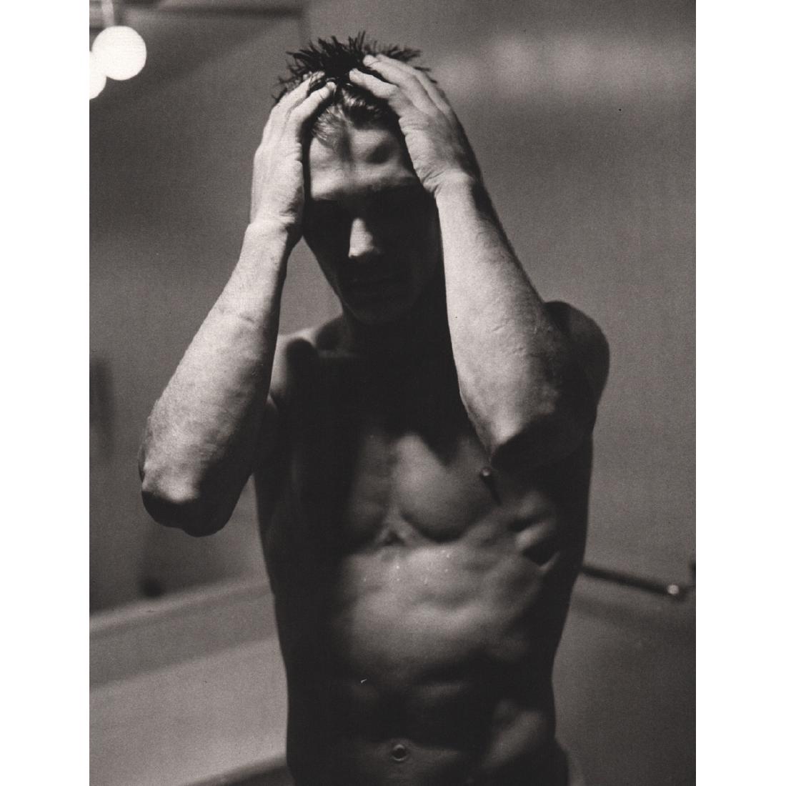 BRUCE WEBER - Hank, Animal Trainer: Artist: BRUCE WEBER Print Title: Hank, Animal Trainer, Las Vegas 1985 Medium: Sheet-fed Gravure Printing Date: 1980's Printed in Spain Image Size approx: 8.5 X 11 inches Bruce Weber is an American fas