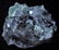 BLUE-GREEN FLUORITE CRYSTAL CLUSTER