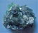 BLUE-GREEN FLUORITE CRYSTAL CLUSTER - 3