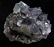BLUE-GREEN FLUORITE CRYSTAL CLUSTER - 4