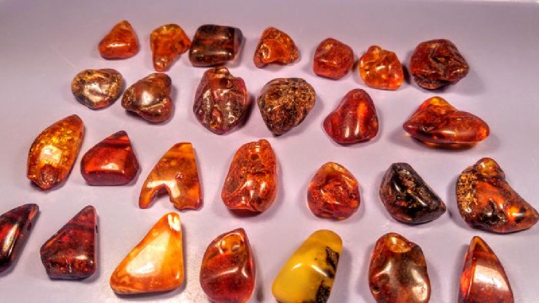 100% genuine Baltic amber pendants - 10
