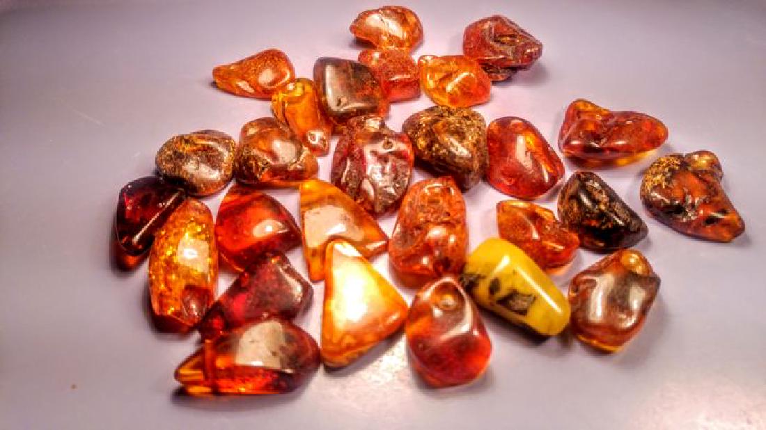 100% genuine Baltic amber pendants - 8