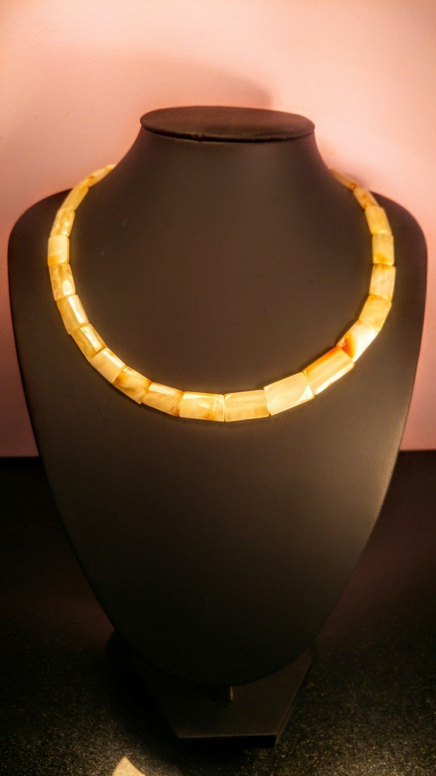 100% Genuine  Royal colour Baltic amber necklace (1 of 8)