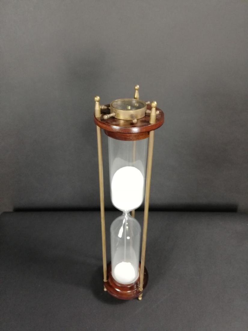 Vintage hourglass with compass (1 of 15)