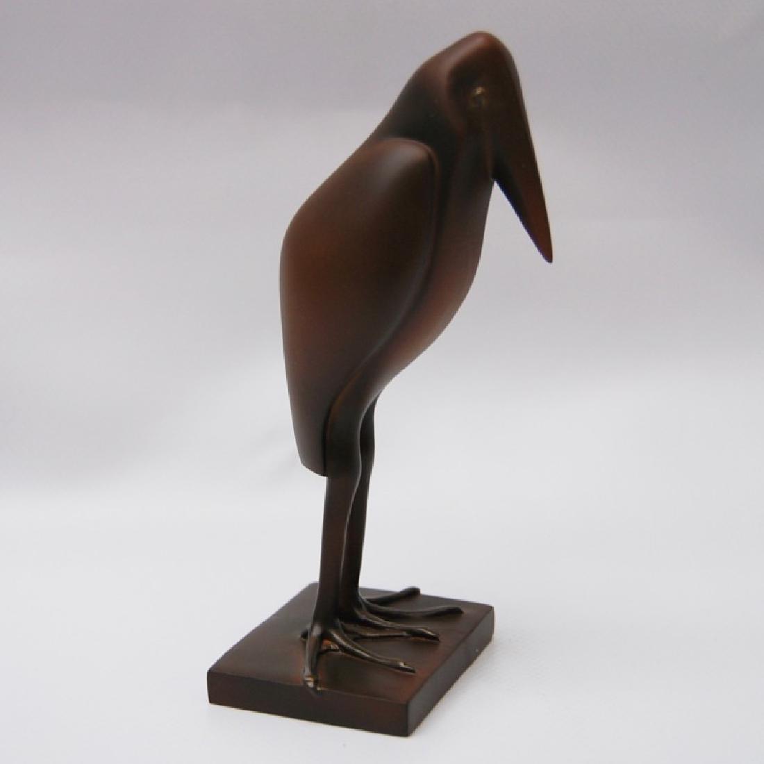 After François Pompon: Marabout Statue: Reserve Reduced! Title: After François Pompon: Marabout Statue Maker: Mouseion Collection Origin: Netherlands Date/Period: 2017 Materials: PolystoneSize: H. 5.51 x W 2.77 inch Marabout Statue, inspir