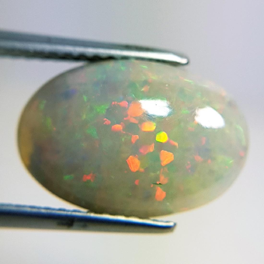 Awesome Fire Oval Cabochon Natural Opal  - 2.94 ct (1 of 7)