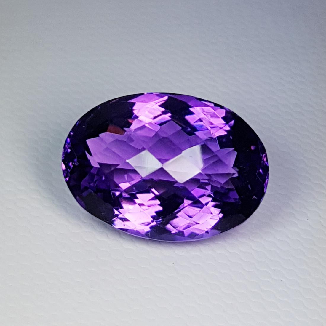 Amazing Gem Oval Cut Natural Amethyst - 13.20 ct (1 of 4)