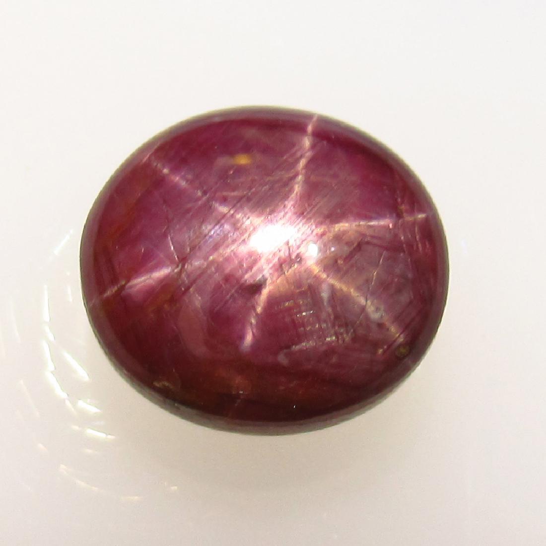 2.48 Ctw Natural Six Line Star Ruby Oval Cabochon (1 of 2)