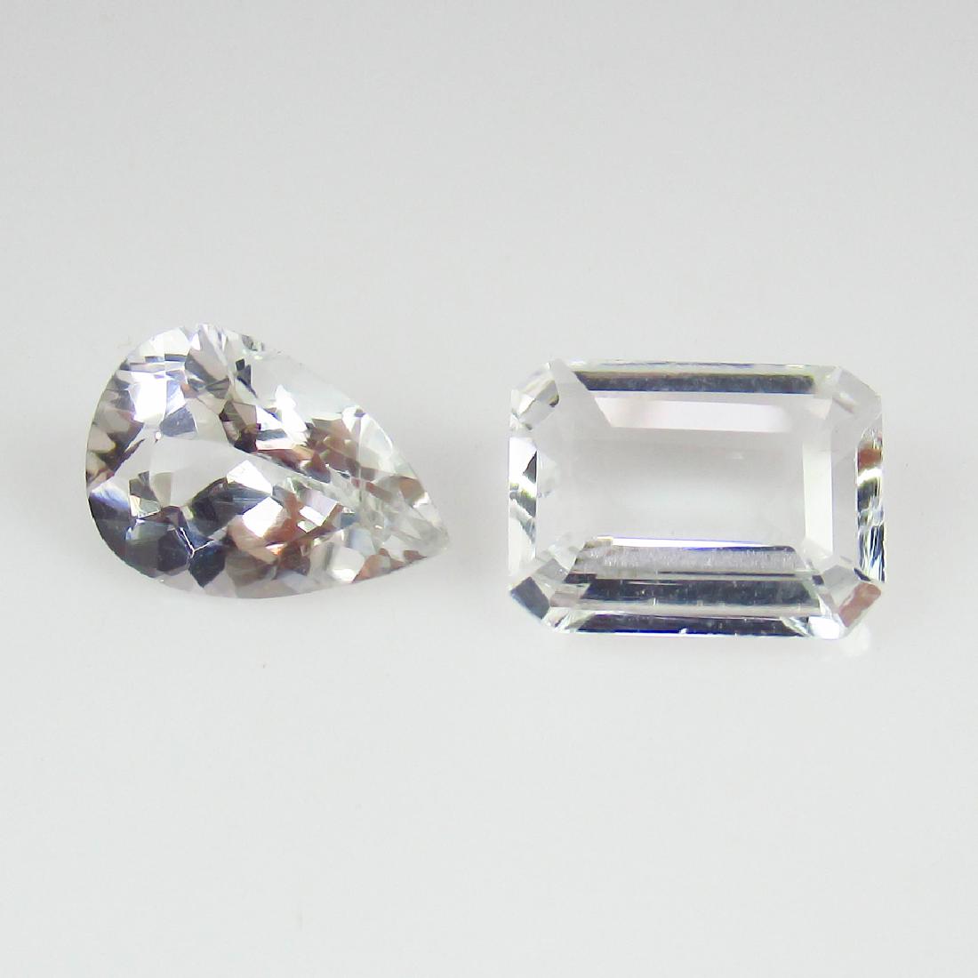 3.30 Ctw Natural Rock Crystal Top Class Luster Stones (1 of 2)