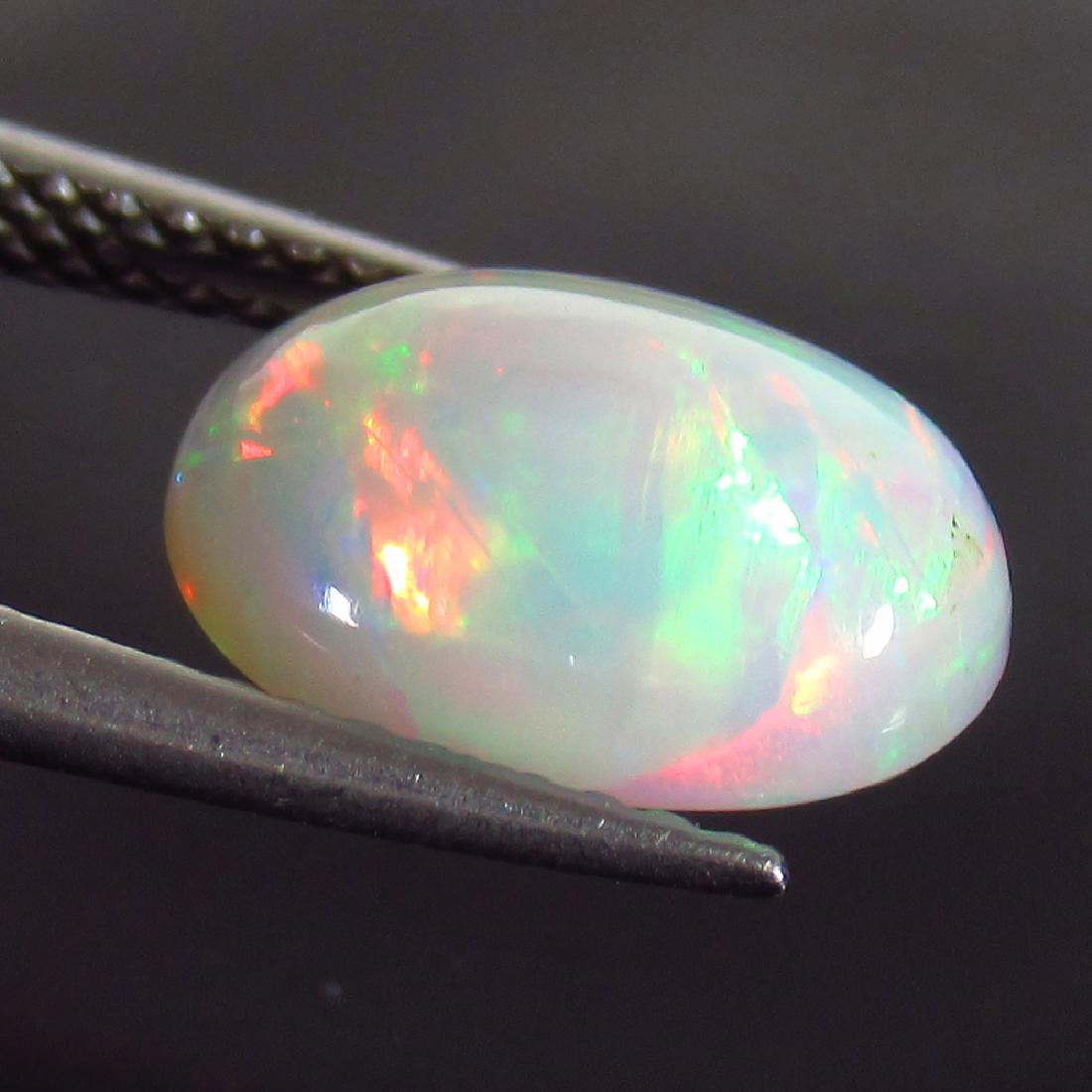 1.83 Ct Genuine Ethiopian Multi-Color Fire Opal Oval (1 of 3)