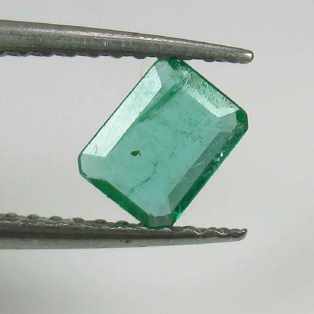 0.42 Ct Genuine Zambian Emerald Excellent Octagon Cut (1 of 2)