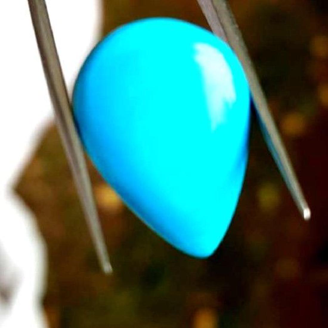 13 CARATS AMAZING PEAR SHAPE NATURAL TORQUOISE (1 of 2)