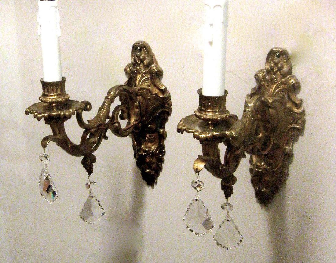 Pair of Antique Mid-19th Century French Bronze Wired (1 of 11)