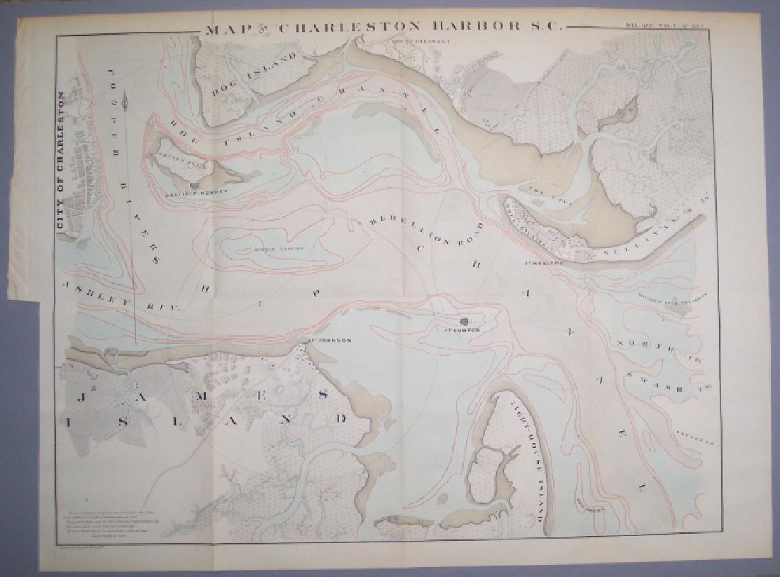 Map of Charleston Harbor S. C. (1 of 8)