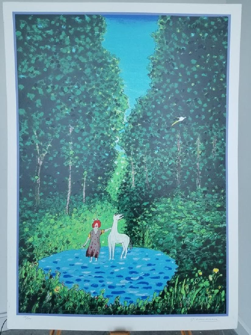 Juhani Linnovaara Kohtaus lammella (2006) Lito (1 of 5)