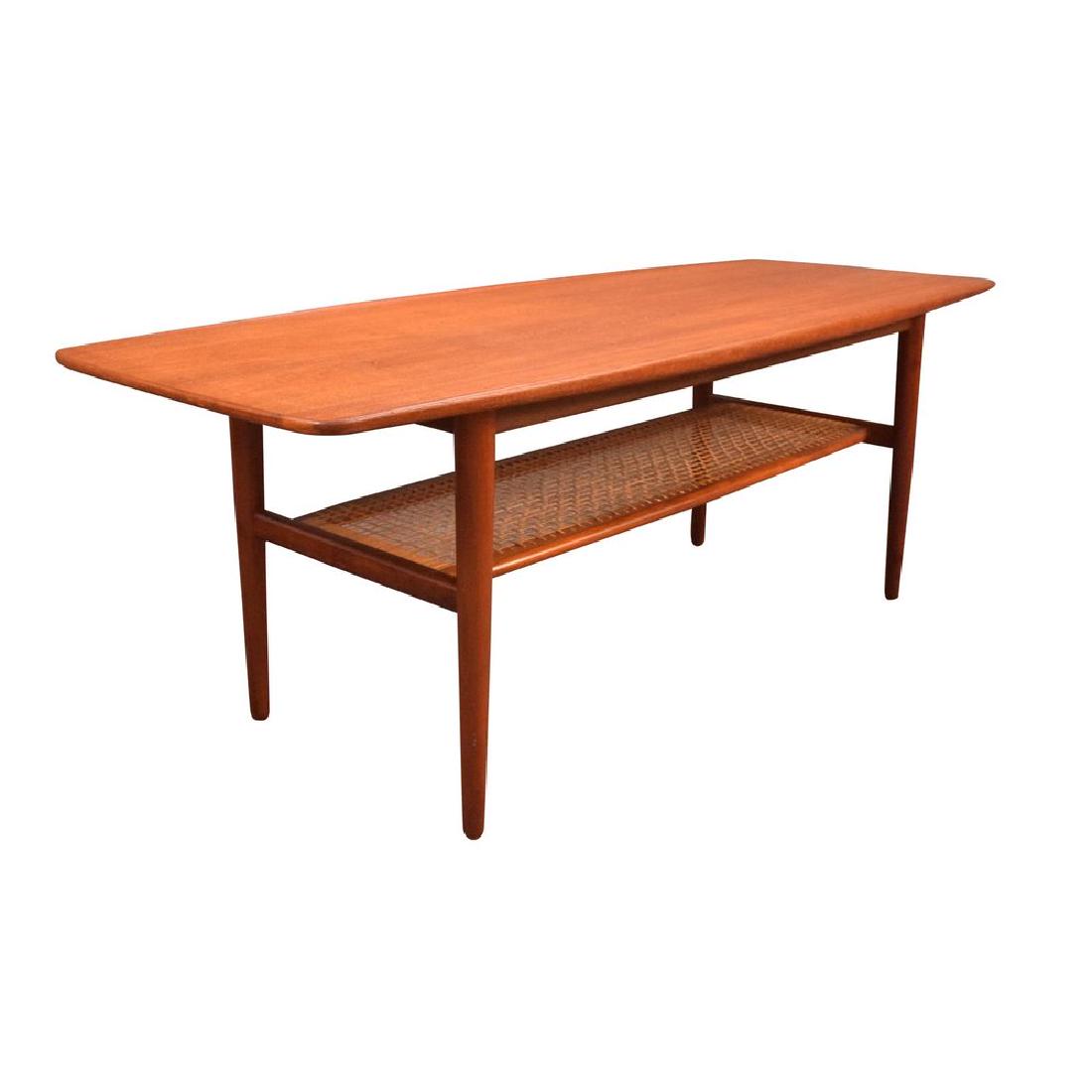 Vintage Danish Mid Century Modern "Surf" Teak Coffee (1 of 10)