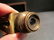Brass Traveling Telescope Binoculars Monocular Wood Box - 5