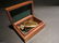 Brass Traveling Telescope Binoculars Monocular Wood Box - 6