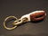 Wood Brass Nautical Sailing Pulley Boat Ship Keychain - 5