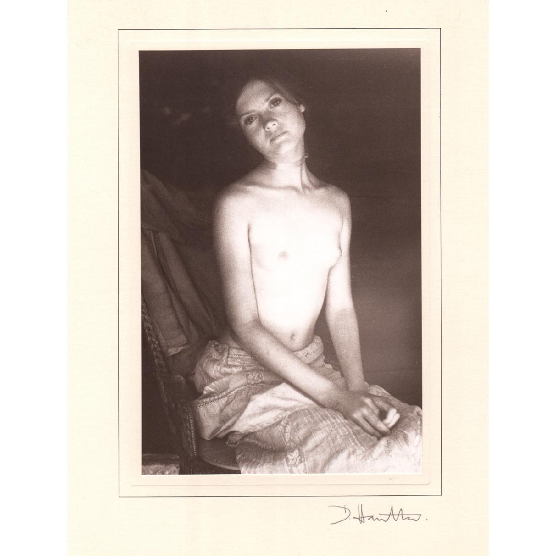 DAVID HAMILTON - Nude: Reserve Reduced! Artist: DAVID HAMILTON Print Title: Nude Signed, Limited Edition 1140/2500 Medium: Silver Gelatin Printing Date: 1974 Printed in West Germany Image Size: approx. 5.5 x 8.25 inches Dav